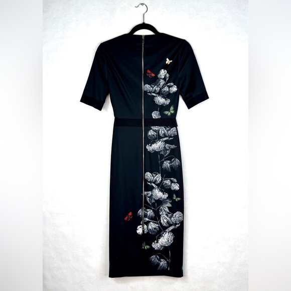 TED BAKER Niliano Narrnia Bodycon Dress - Sz 1 - Picture 8 of 16
